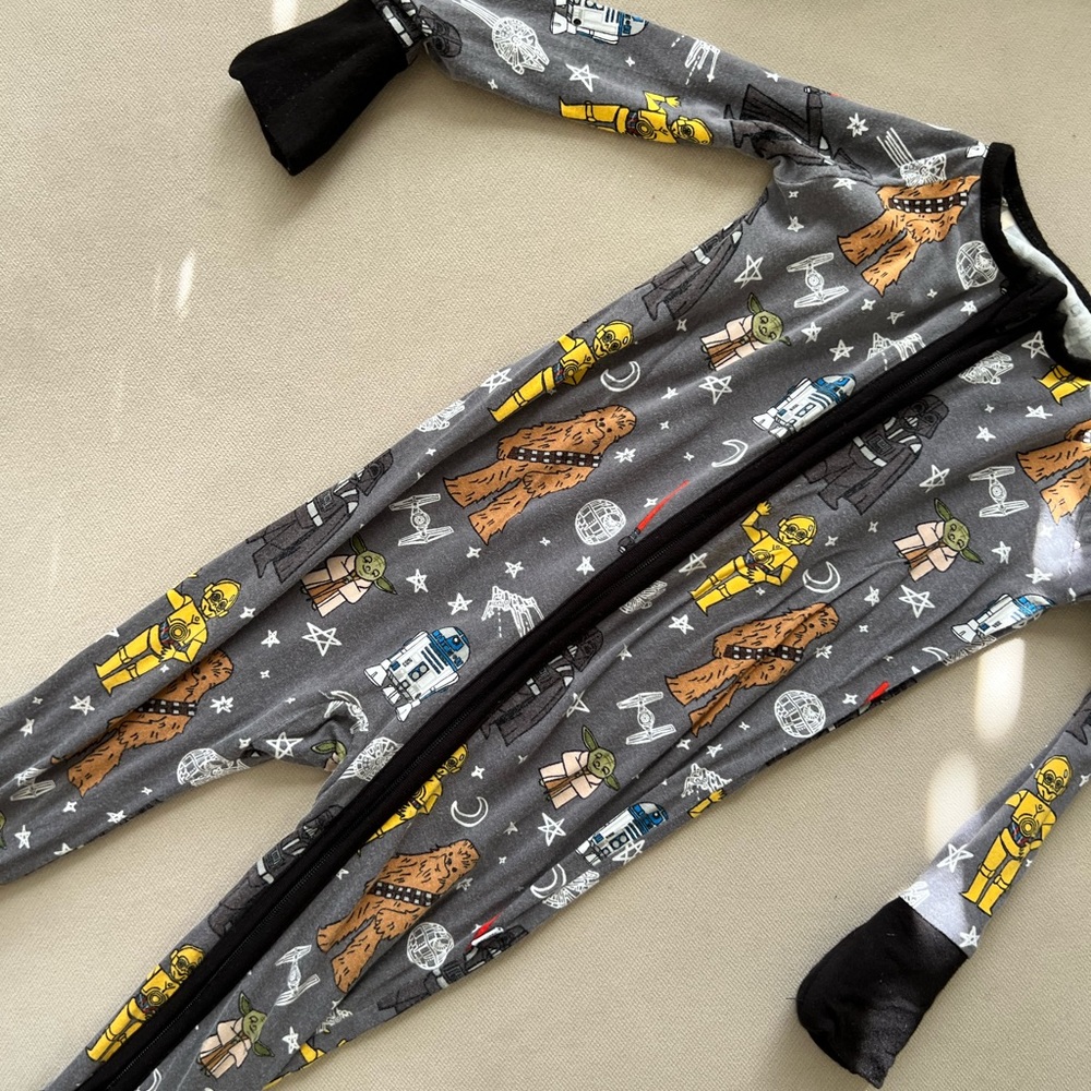Little Sleepies zip romper Star Wars bamboo sleeper